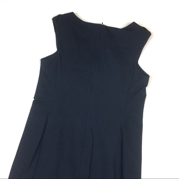MM Lafleur Dema sheath dress French terry navy - Picture 7 of 9